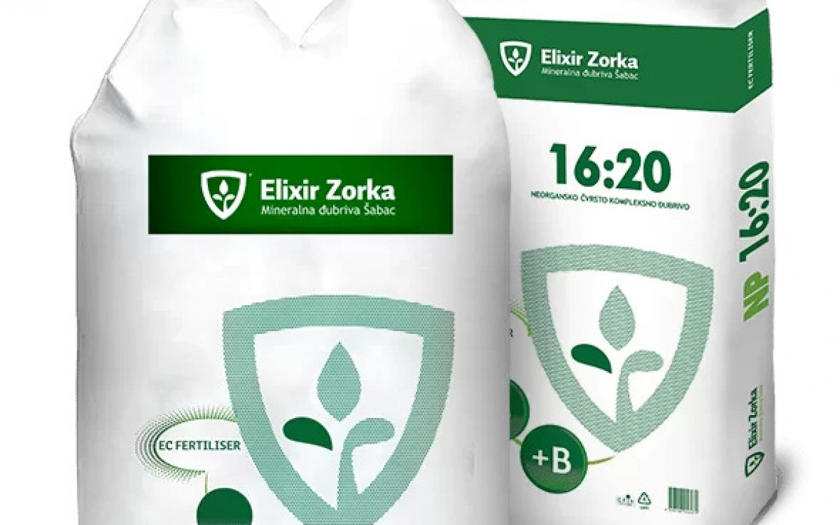 Минеральные удобрения NP 16:20+S+B Elixir Zorka