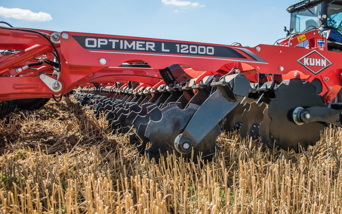 Новинка! Дисковый лущильник KUHN Optimer L9000 /  L12000