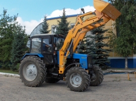 Бульдозер-погрузчик на тракторе Беларус 1221 Блюминг